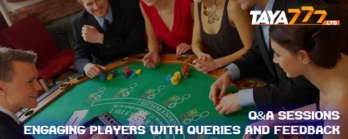 Q&A Sessions: Engaging Players with Queries and Feedback